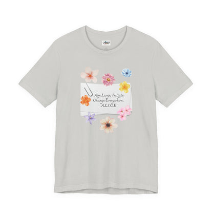 Personalized Floral Note Tee