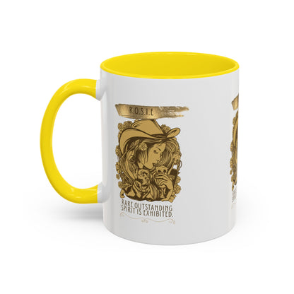 Personalized Golden Girl Accent Coffee Mug