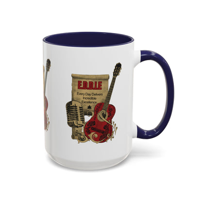 Personalized Guitar Accent Coffee Mug