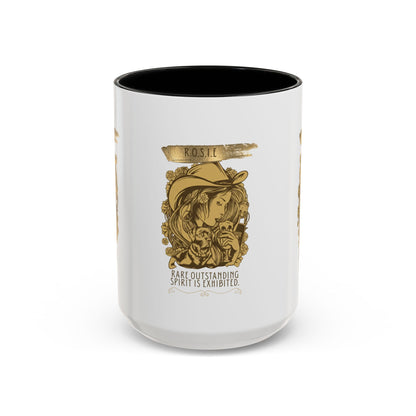 Personalized Golden Girl Accent Coffee Mug