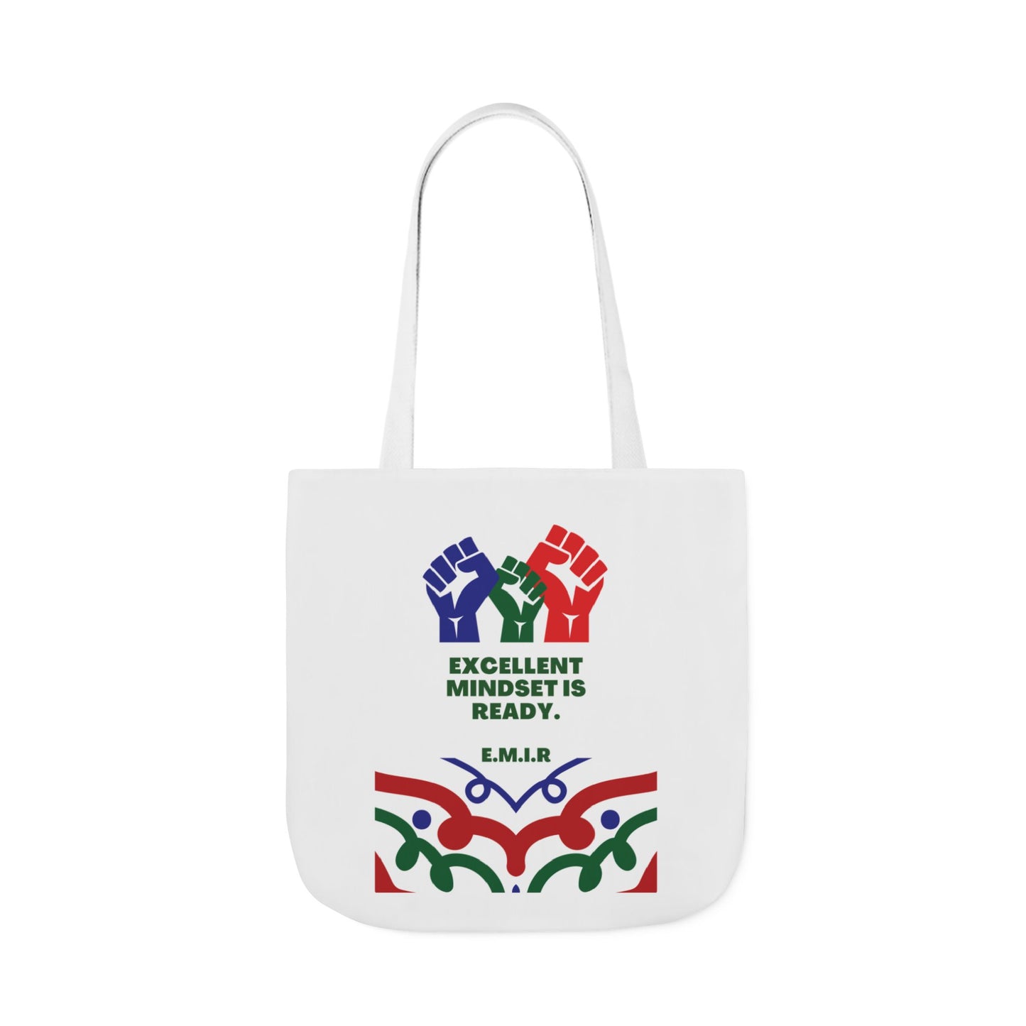 Personalized Initial Quote Victory Canvas Tote Custom Name