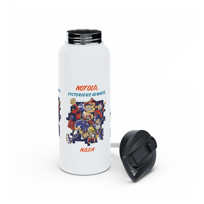 Personalized Initial Quote Cartoon Stainless Steel Water Bottle