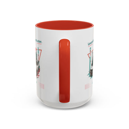 Personalized Retro Racing Accent Coffee Mug