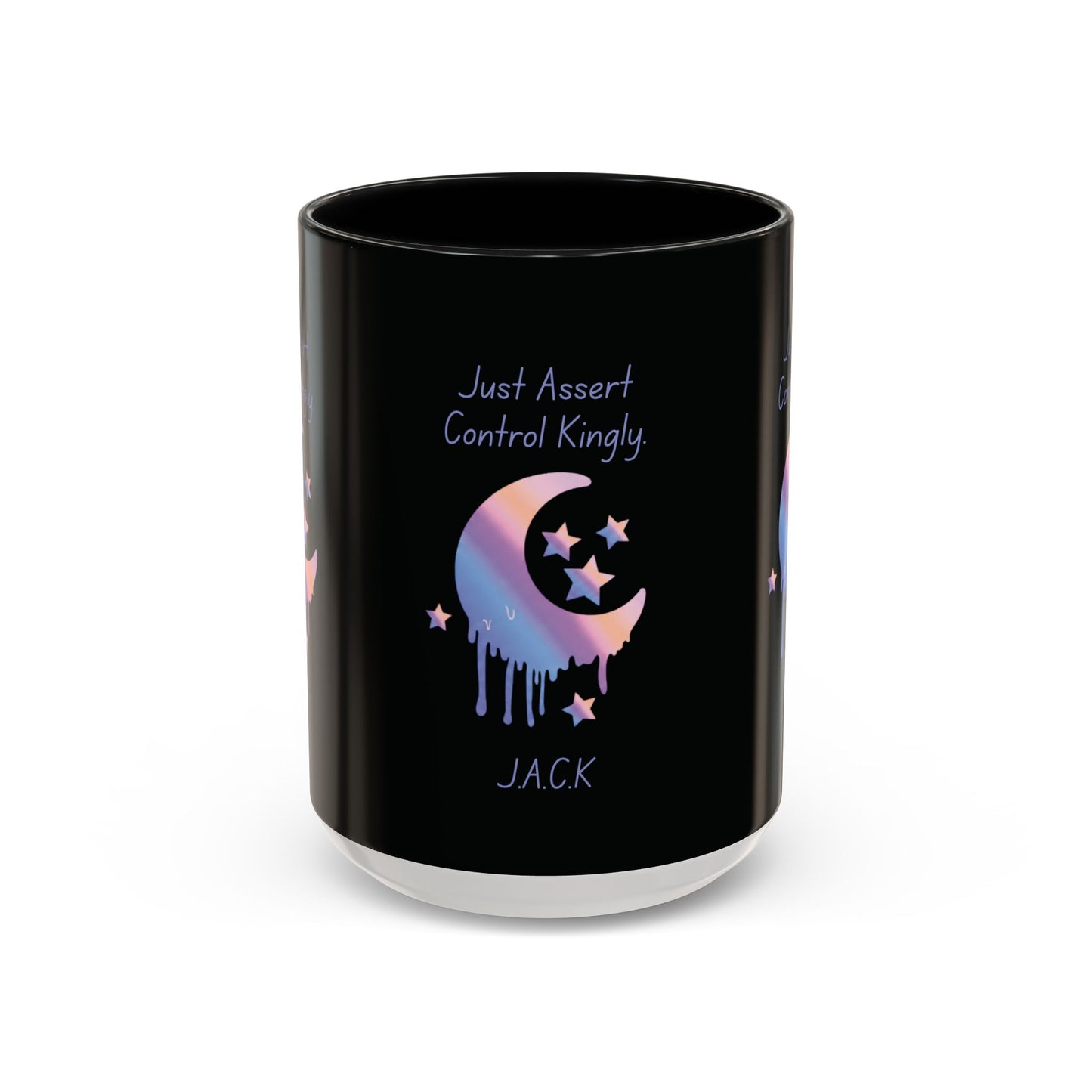 Personalized Moon Dripping Accent Coffee Mug