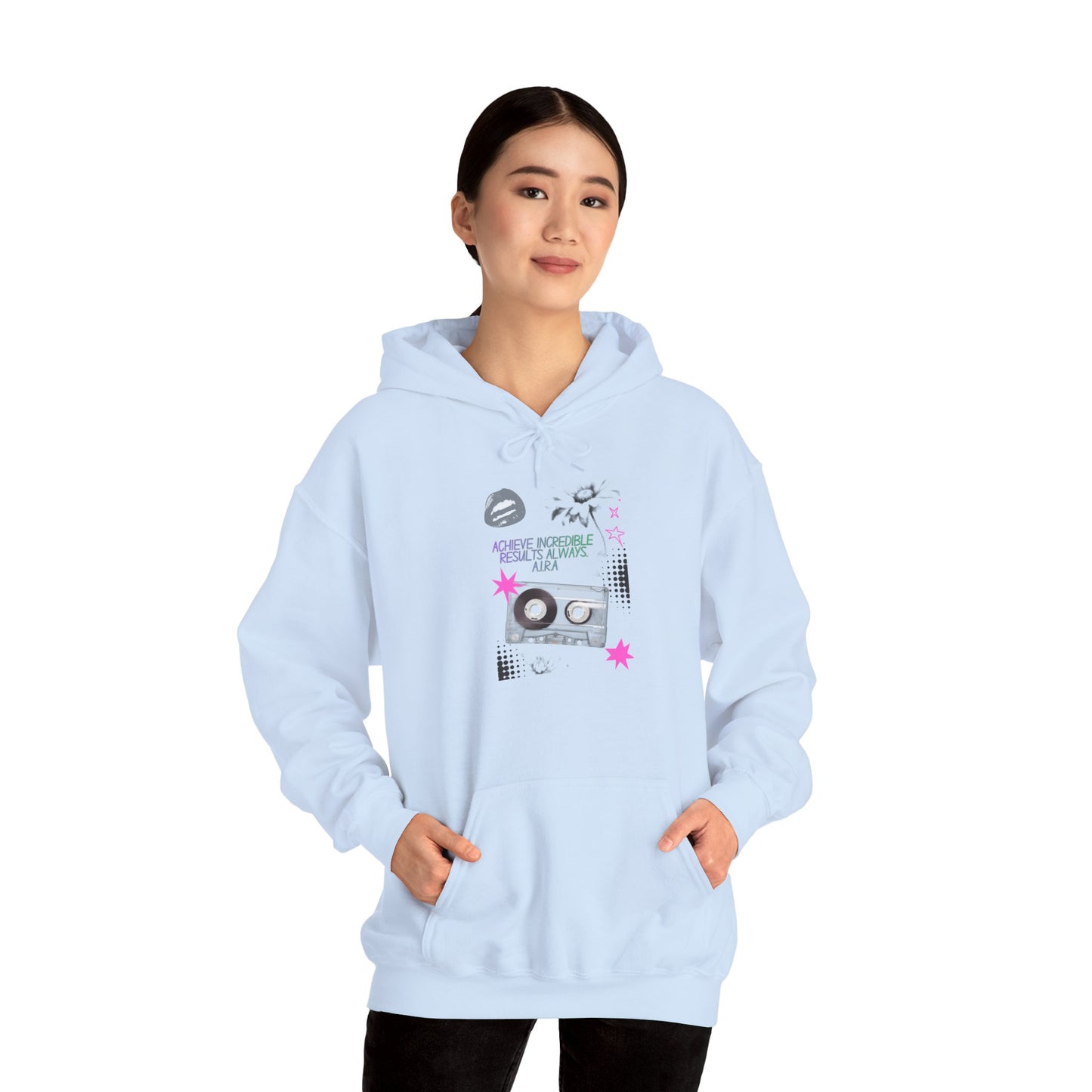 Personalized Cassette Vibes Hooded Sweatshirt