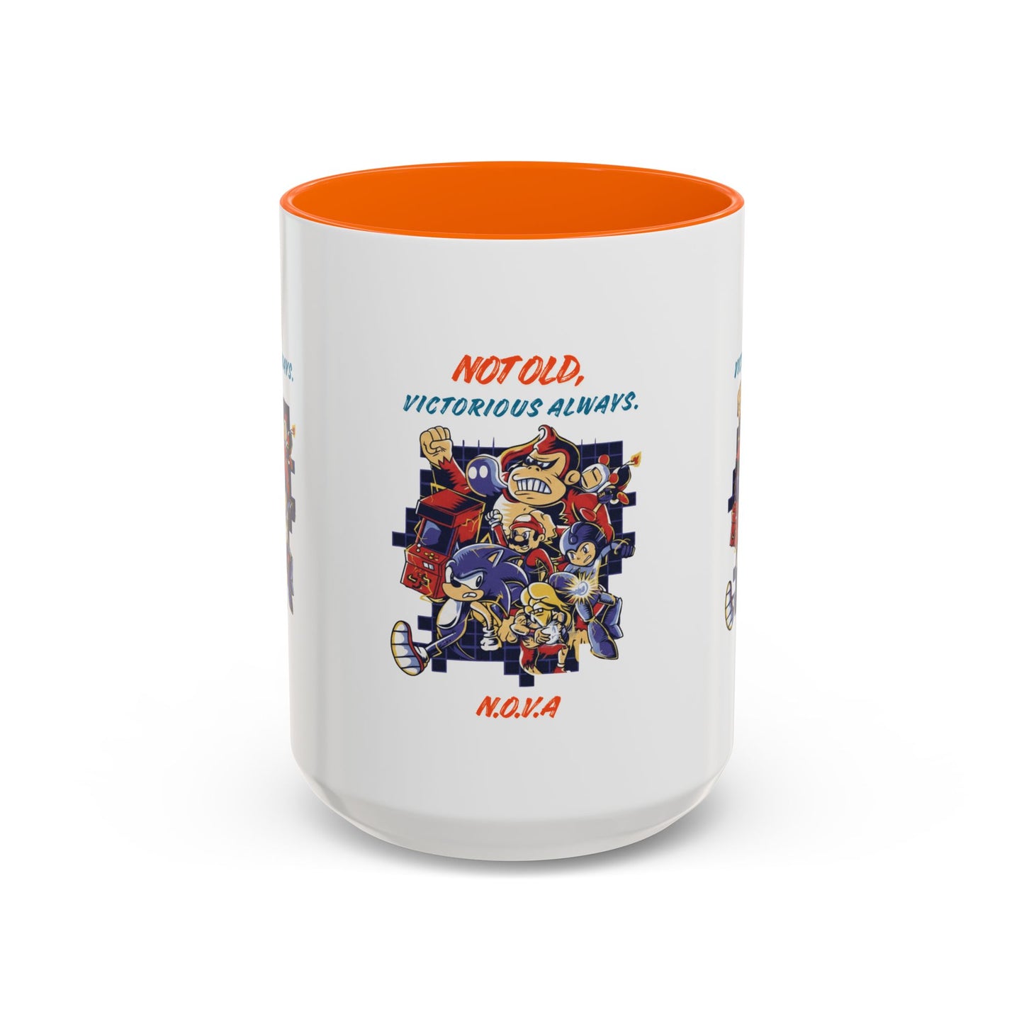Personalized Victory Cartoon Accent Coffee Mug