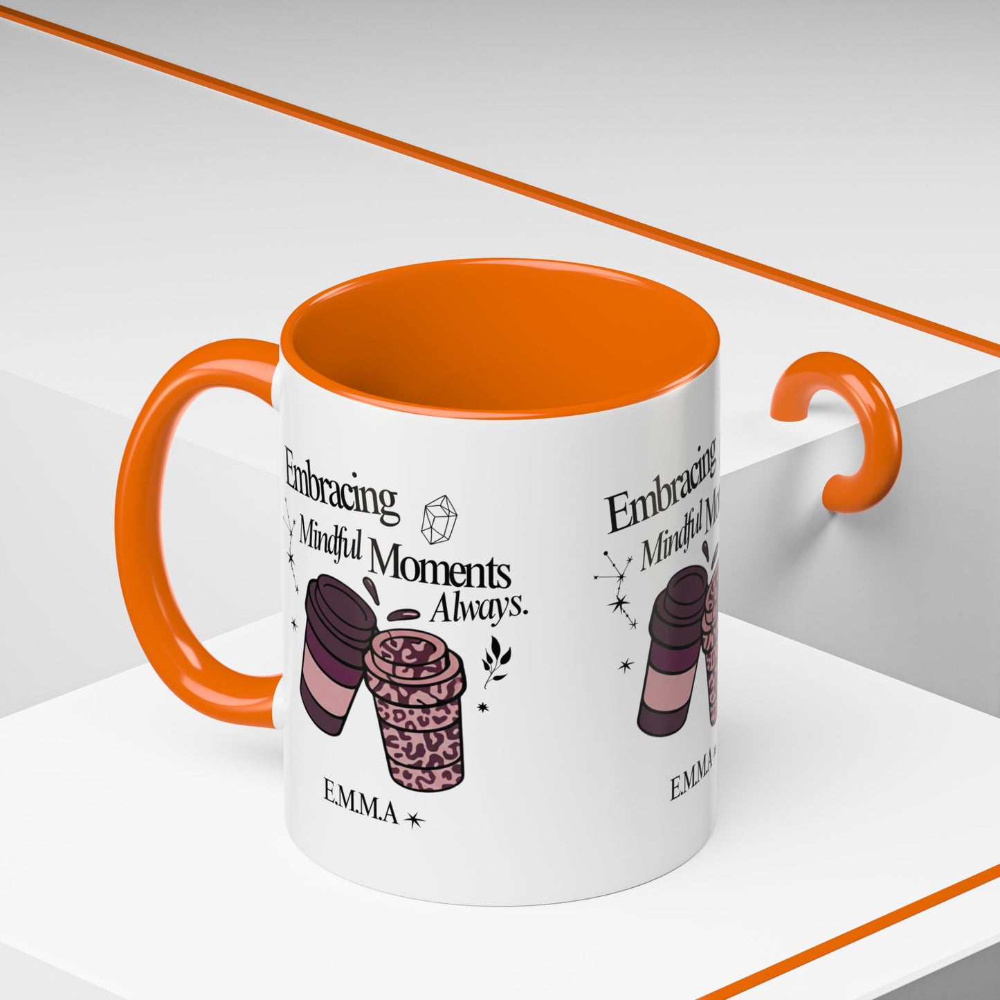 Personalized Girly Coffee Accent Coffee Mug