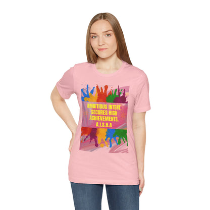 Personalized Colorful Motivational Graphic Tee