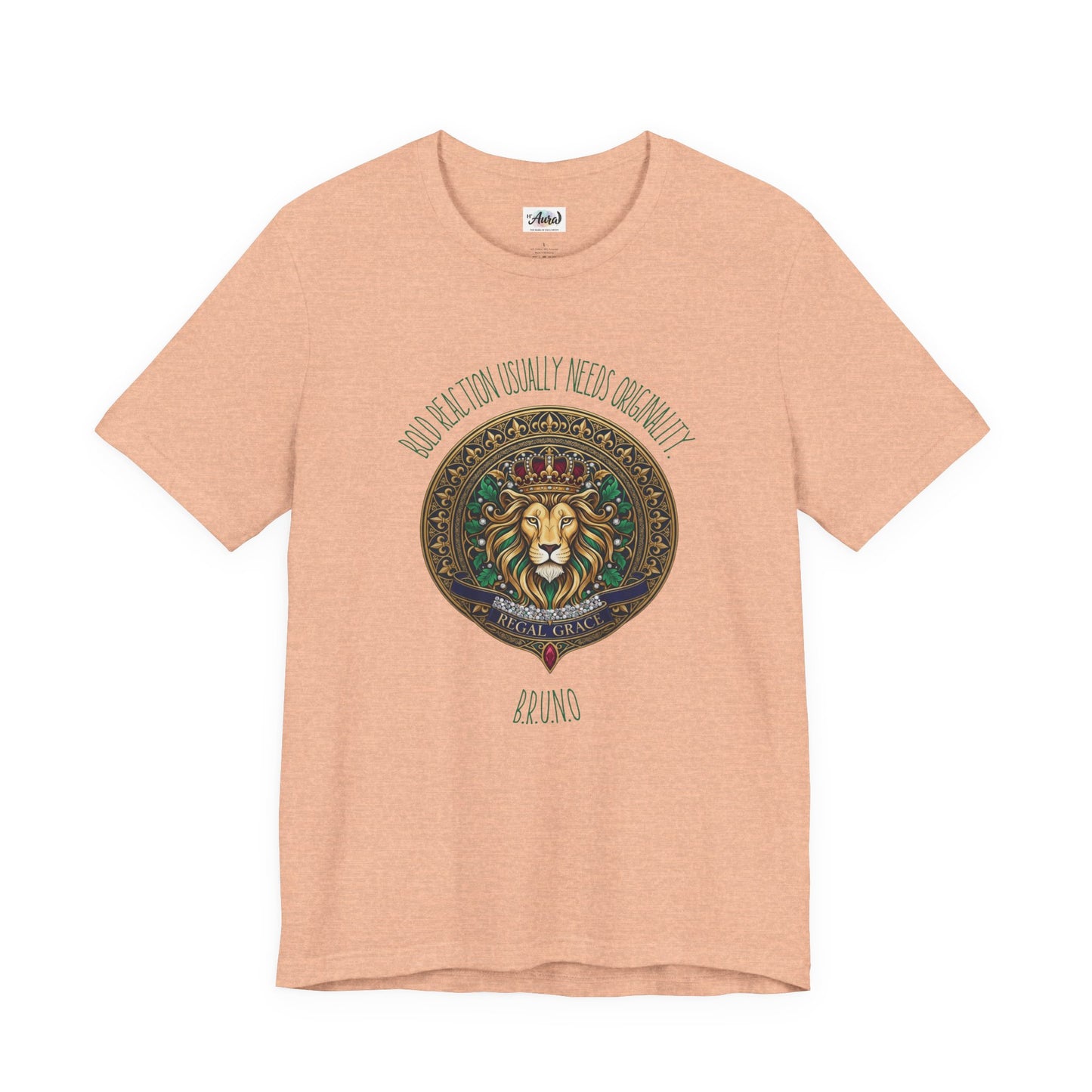 Personalized Lion Crest Graphic Tee