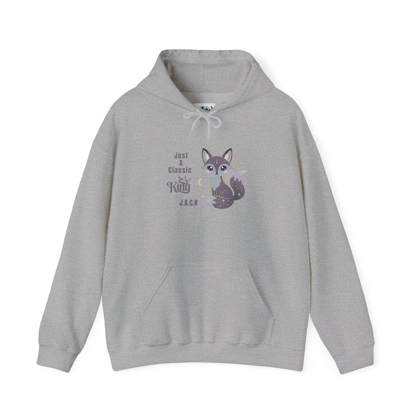 Personalized Fox King Hooded Sweatshirt