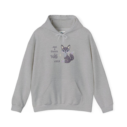 Personalized Fox King Hooded Sweatshirt
