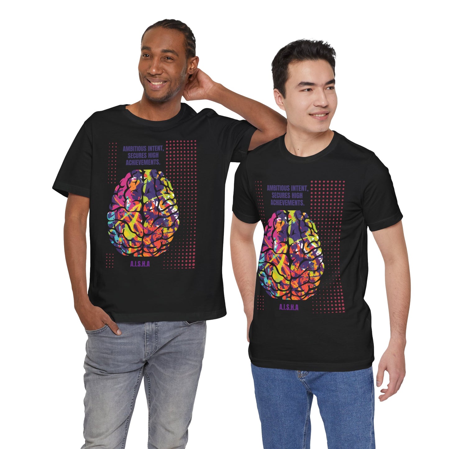 Personalized Motivational Brain Graphic Tee