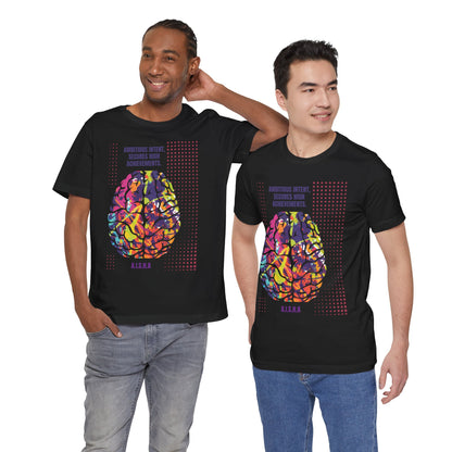 Personalized Motivational Brain Graphic Tee