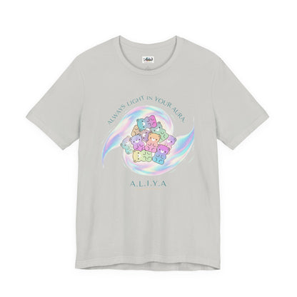 Personalized Pastel Teddy Heart Tee