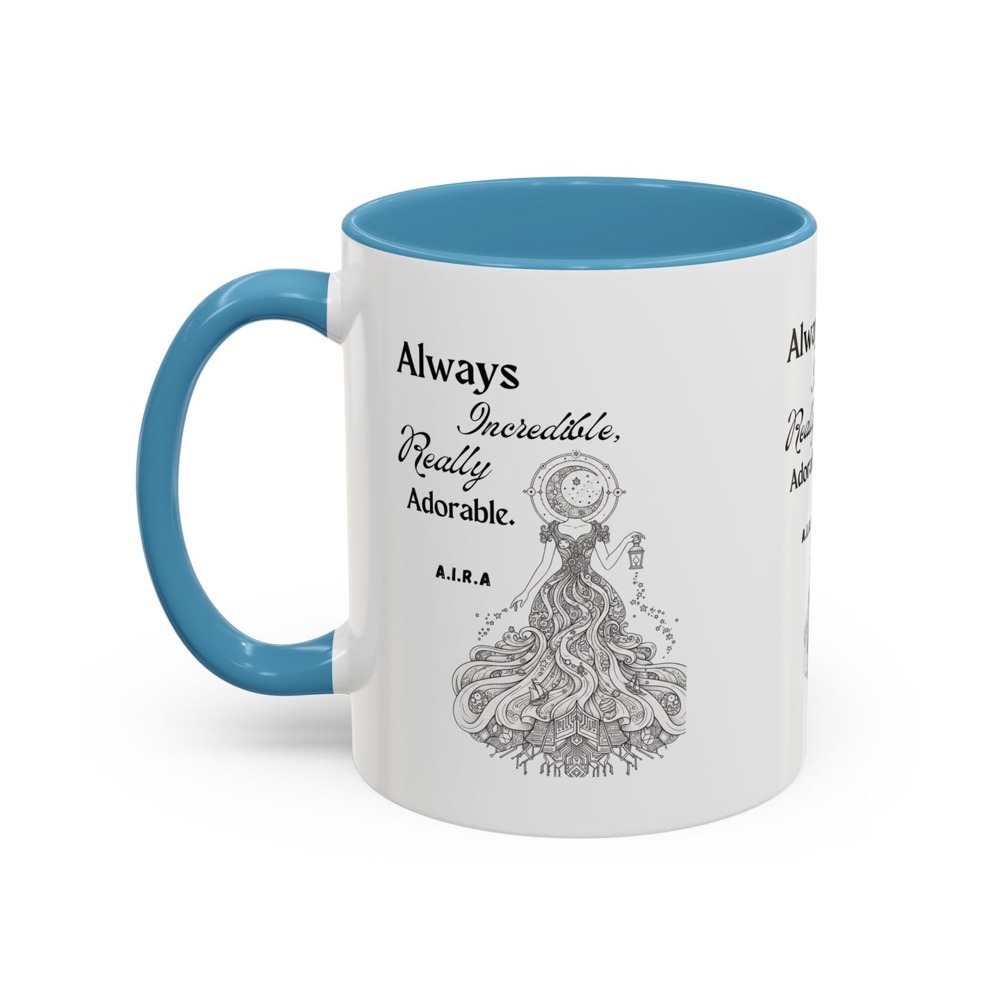 Personalized Girl With Light Accent Coffee Mug
