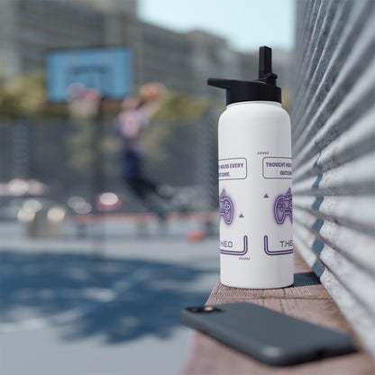 Personalized Initial Quote Controller Stainless Steel Water Bottle