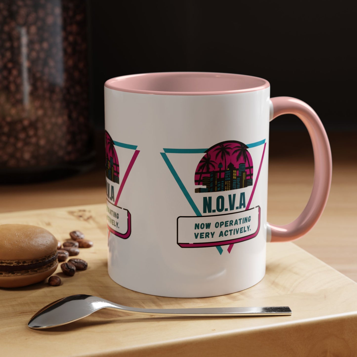 Personalized Building View Accent Coffee Mug