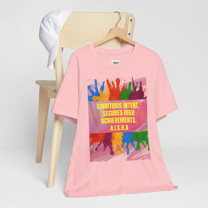Personalized Colorful Motivational Graphic Tee