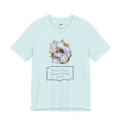 Personalized Floral Skull Graphic Tee