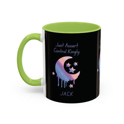 Personalized Moon Dripping Accent Coffee Mug