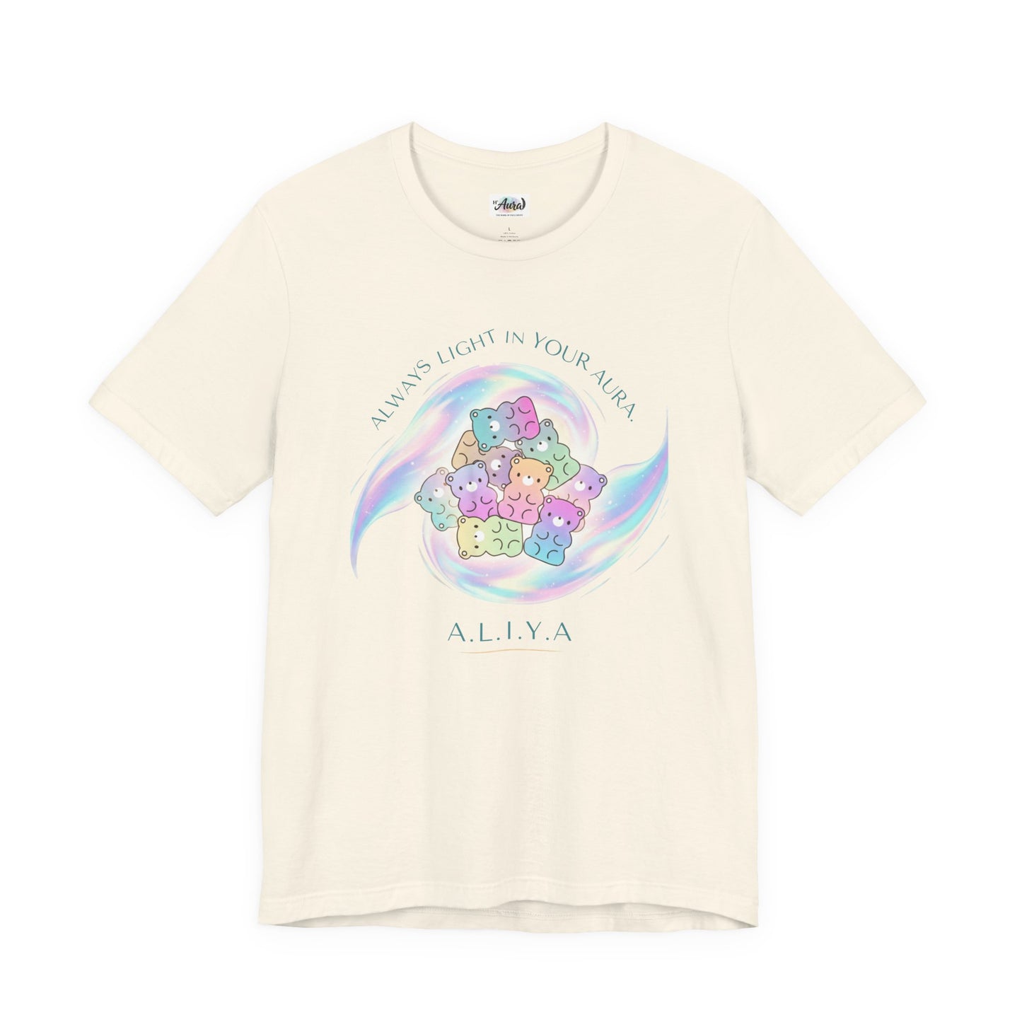 Personalized Pastel Teddy Heart Tee