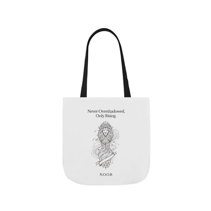 Personalized Initial Quote Girl Lion Canvas Tote Custom Name