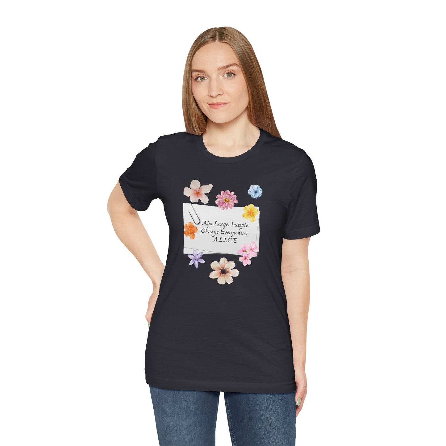 Personalized Floral Note Tee