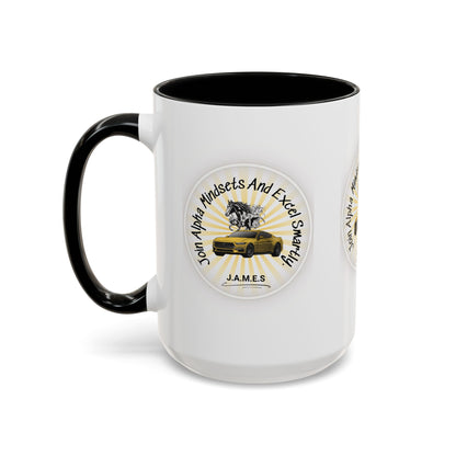 Personalized Car with Horse Accent Coffee Mug