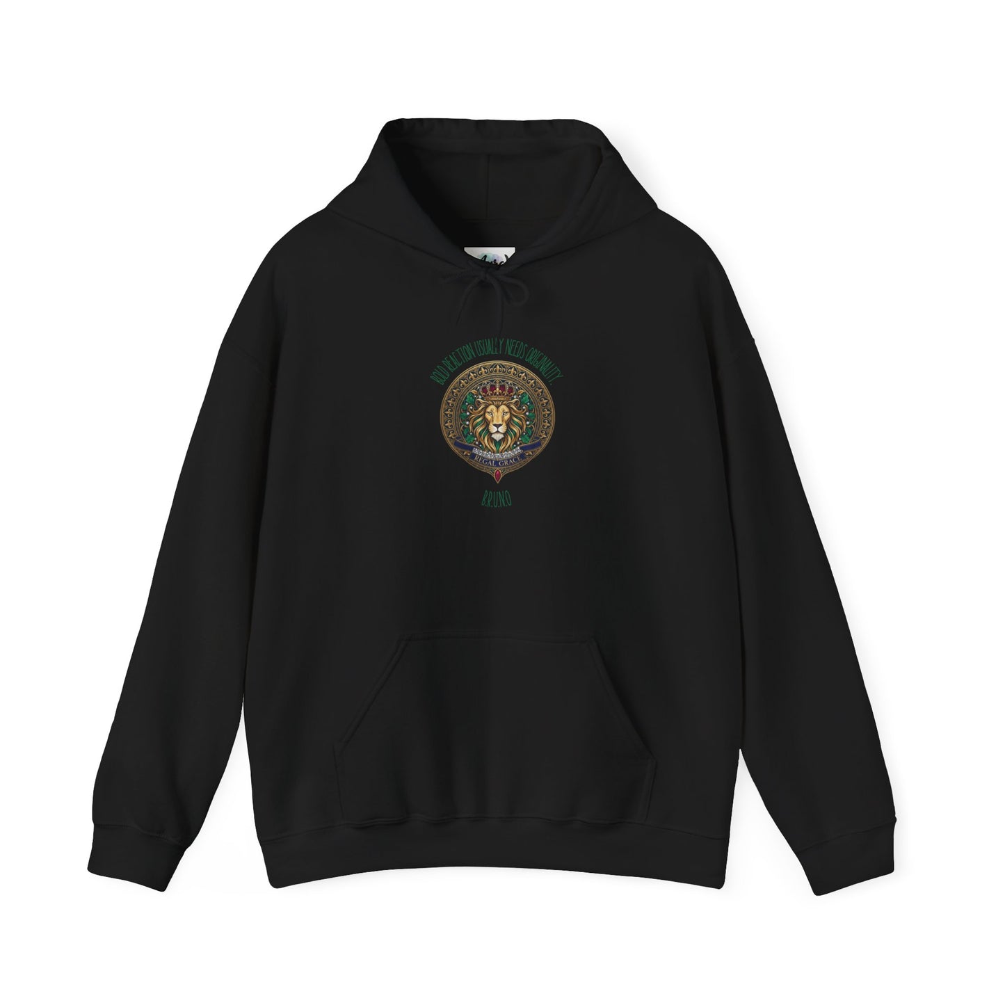 Personalized Lion Crest Hooded Sweatshirt