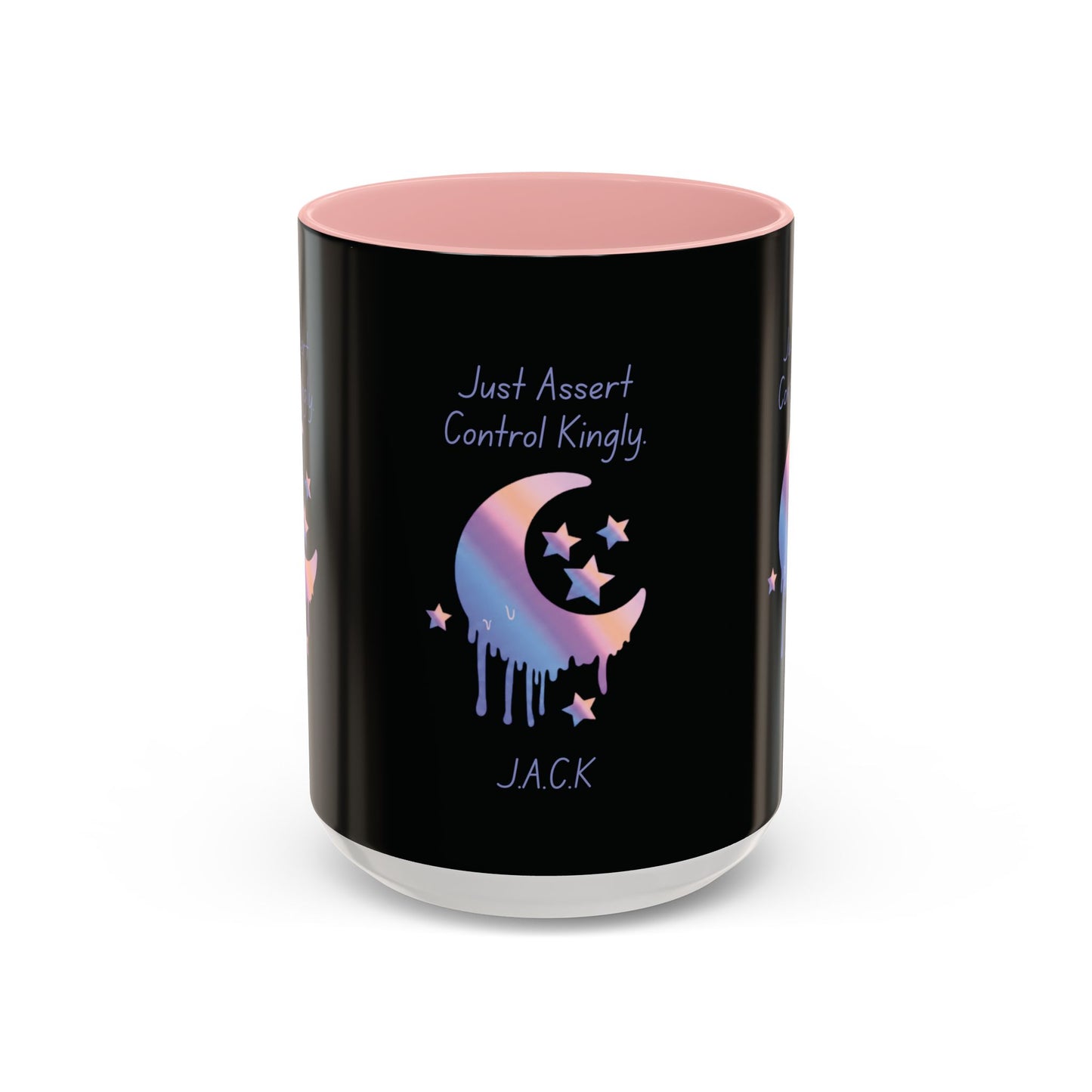 Personalized Moon Dripping Accent Coffee Mug