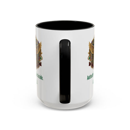 Personalized Initial Eagle Accent Coffee Mug