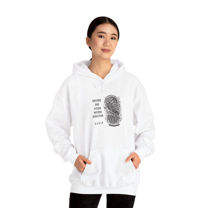 Personalized Owl Vision Graphic Hooded Sweatshirt