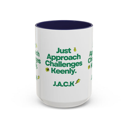 Personalized Simple Message Accent Coffee Mug