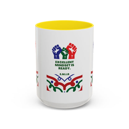 Personalized Initial Victory Accent Coffee Mug