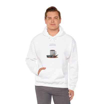 Personalized Coffee and Sunglasses Hooded Sweatshirt