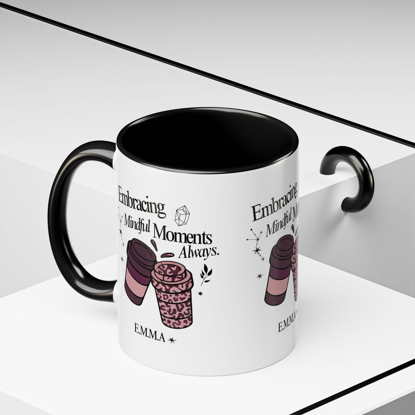Personalized Girly Coffee Accent Coffee Mug