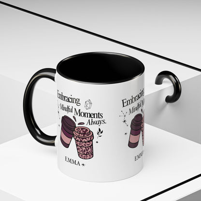 Personalized Girly Coffee Accent Coffee Mug