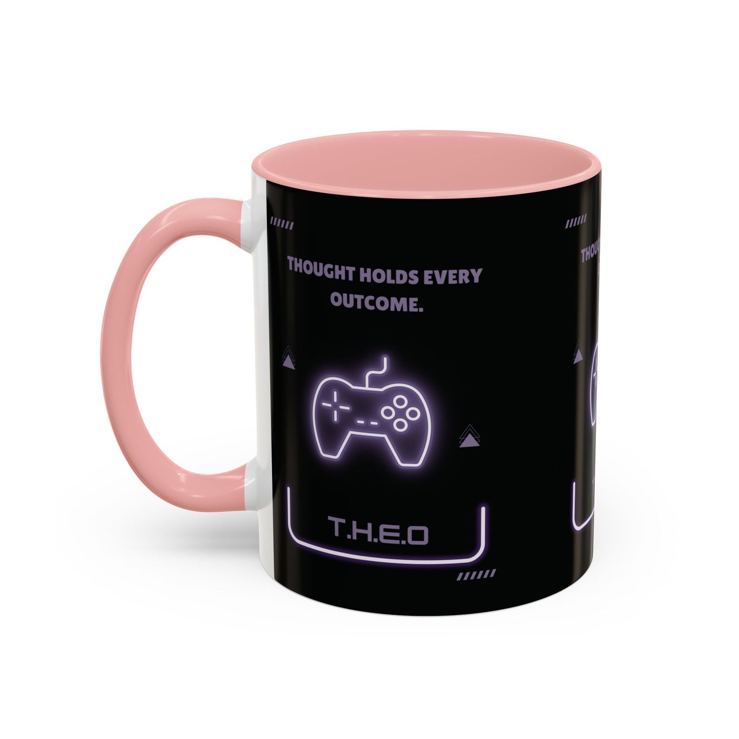 Personalized Initial Game Controller Accent Coffee Mug