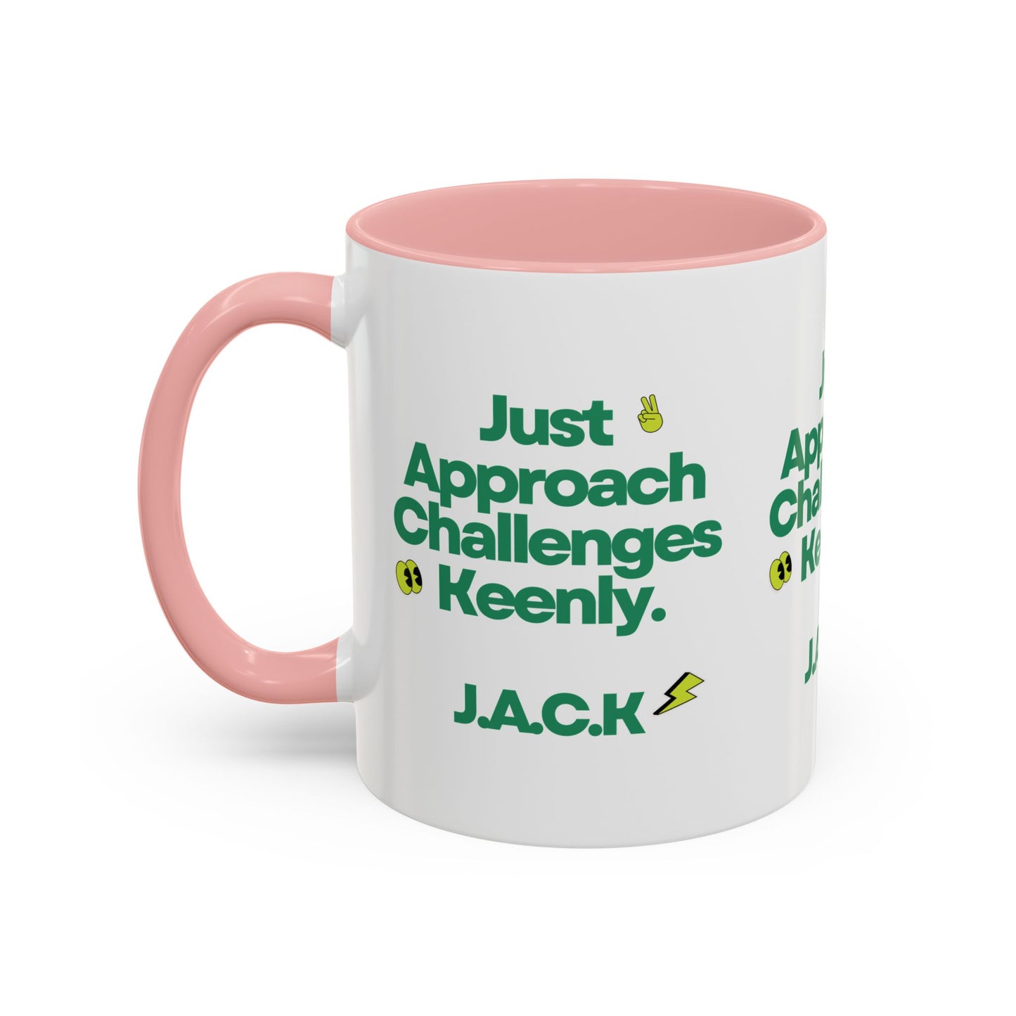 Personalized Simple Message Accent Coffee Mug