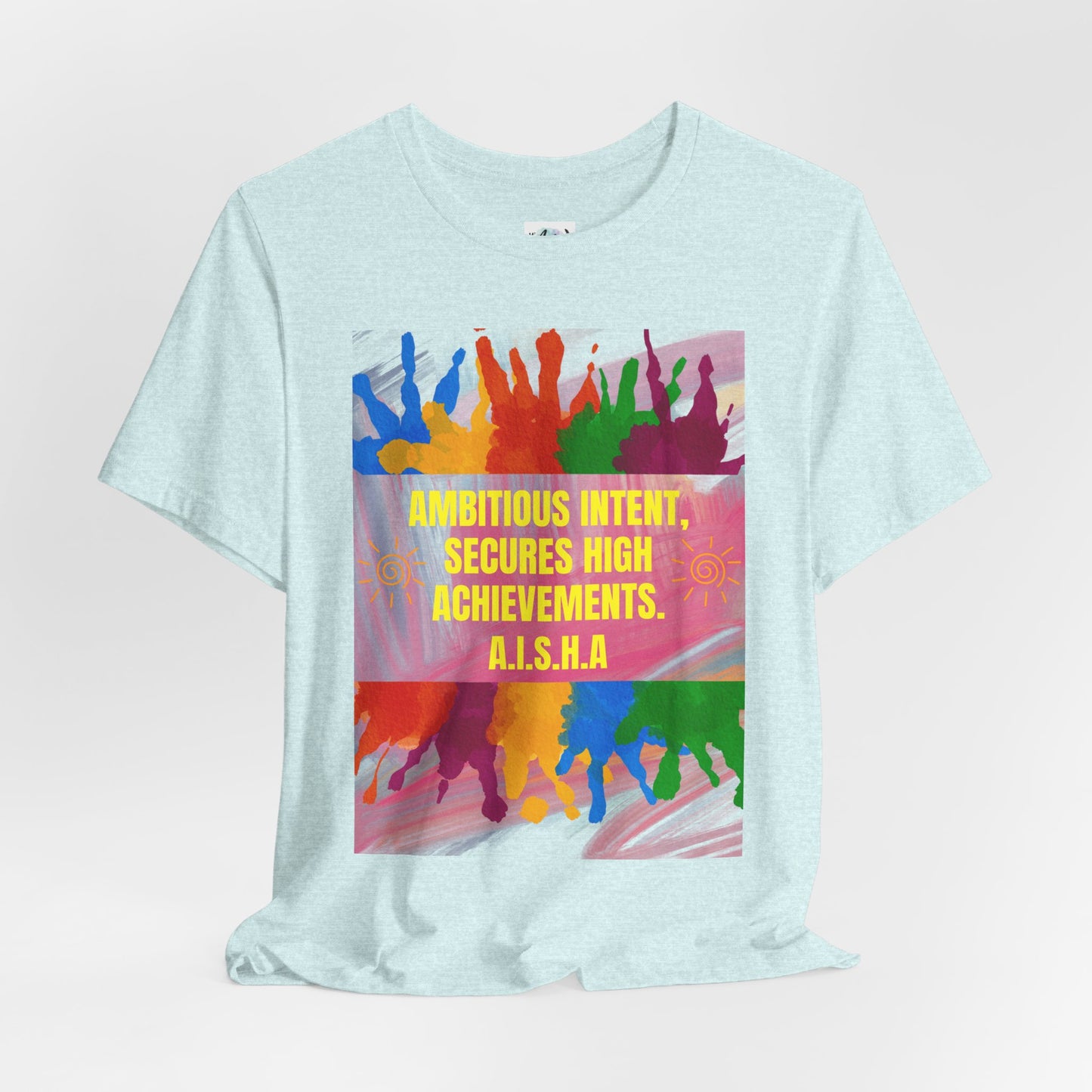 Personalized Colorful Motivational Graphic Tee
