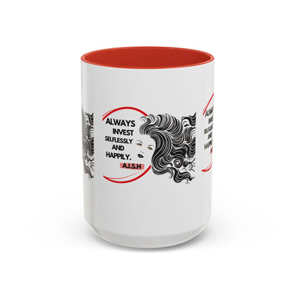 Personalized Inspirational Girl Accent Coffee Mug