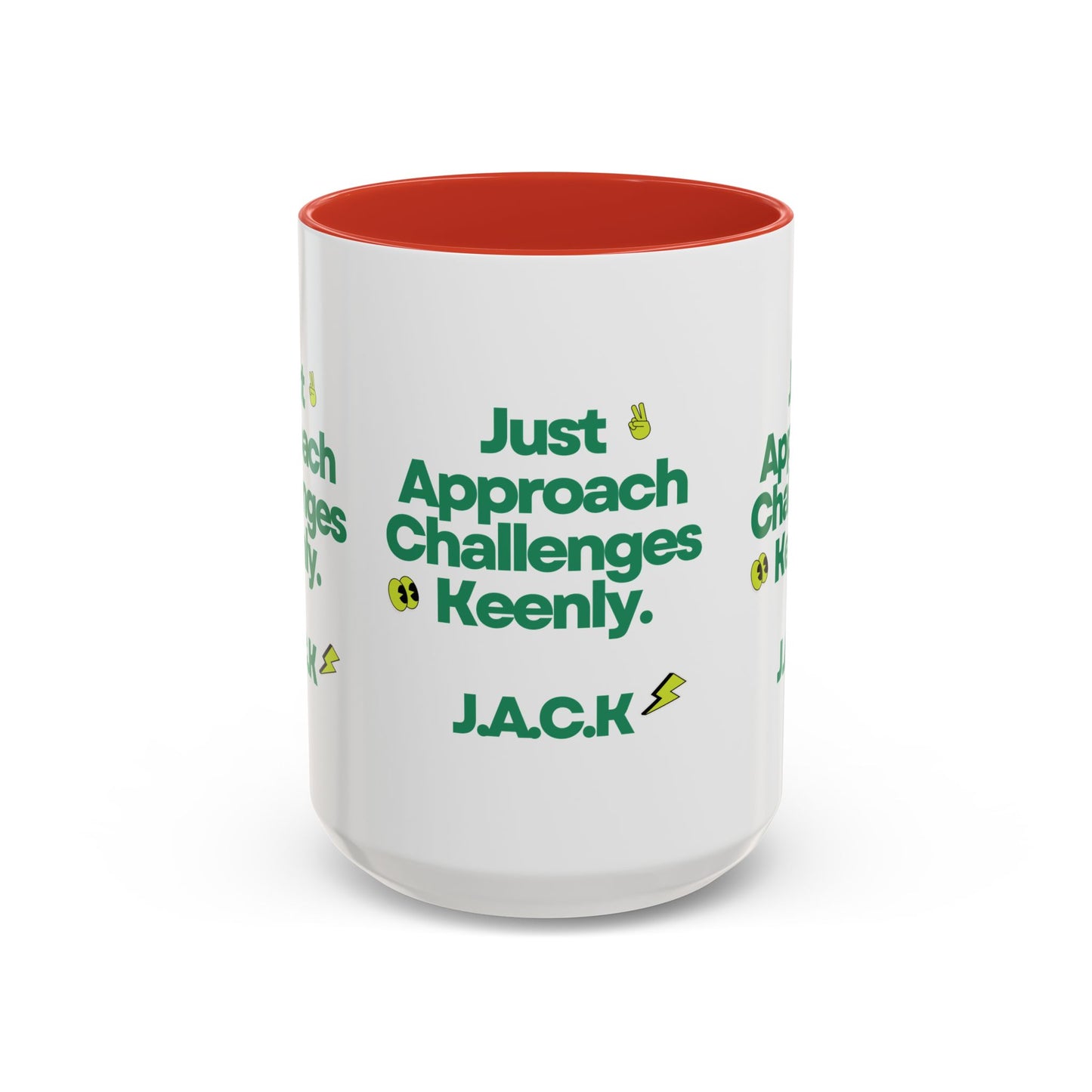 Personalized Simple Message Accent Coffee Mug