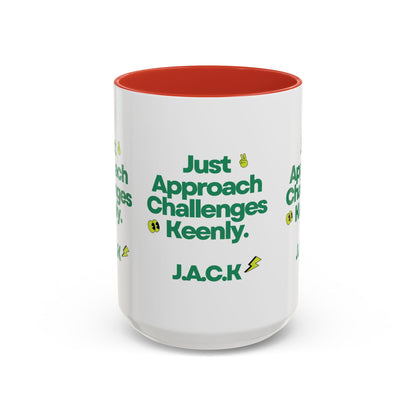 Personalized Simple Message Accent Coffee Mug