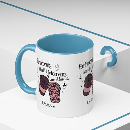 Personalized Girly Coffee Accent Coffee Mug