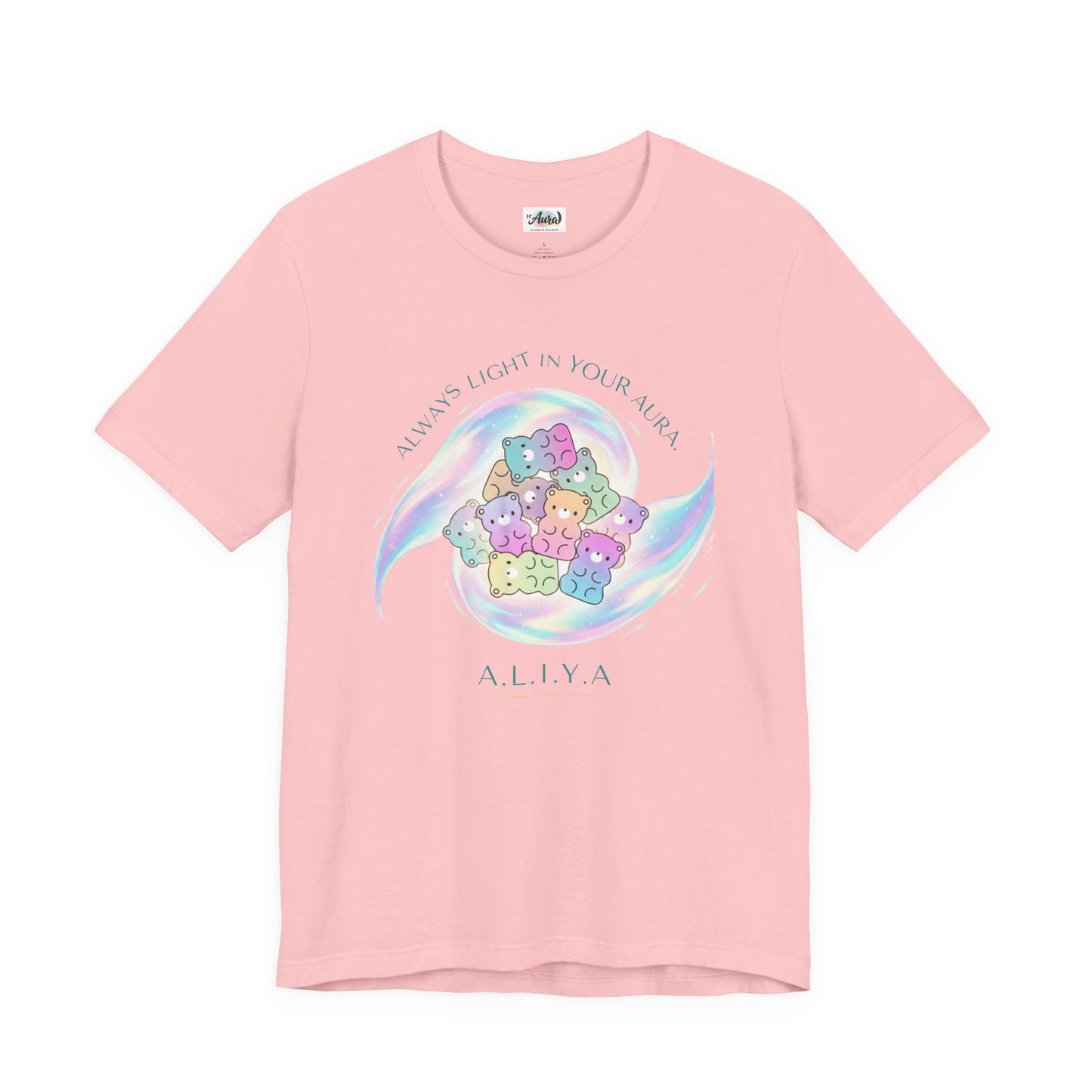 Personalized Pastel Teddy Heart Tee