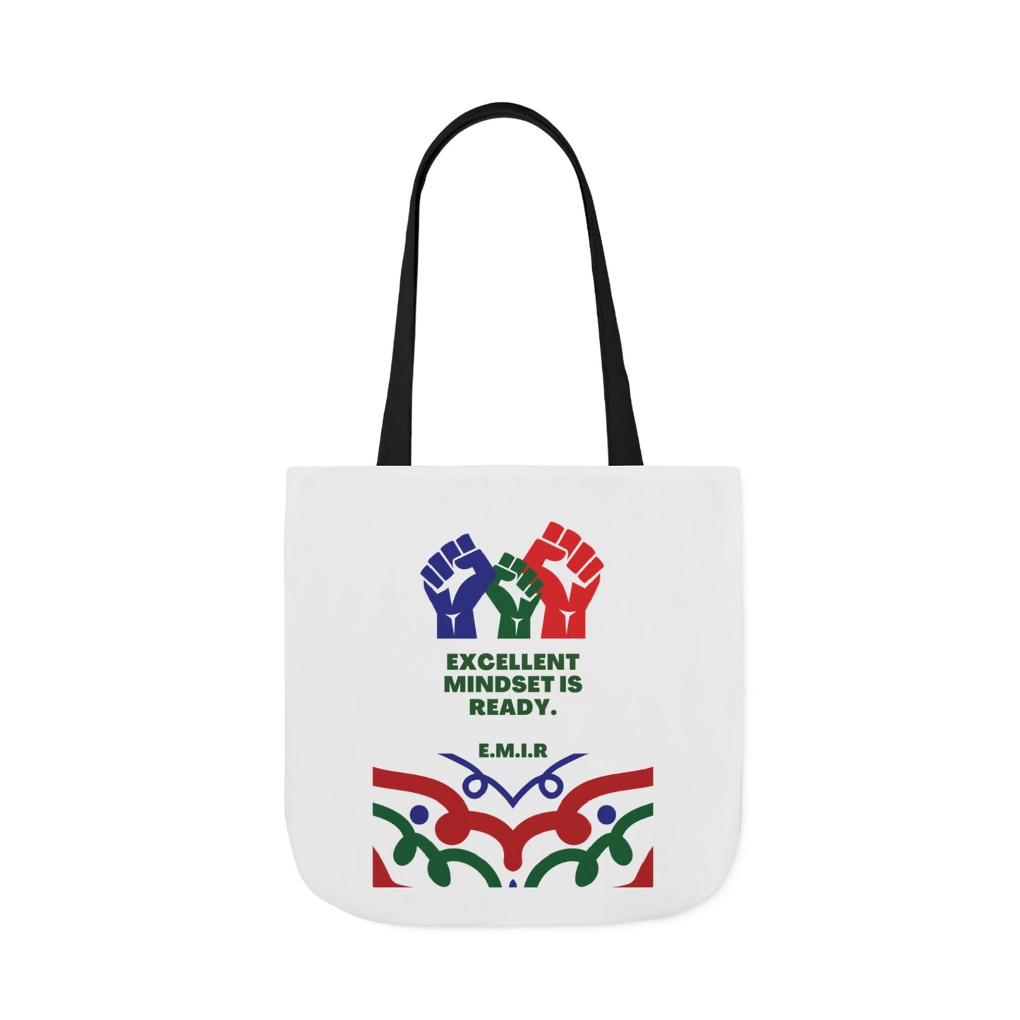 Personalized Initial Quote Victory Canvas Tote Custom Name