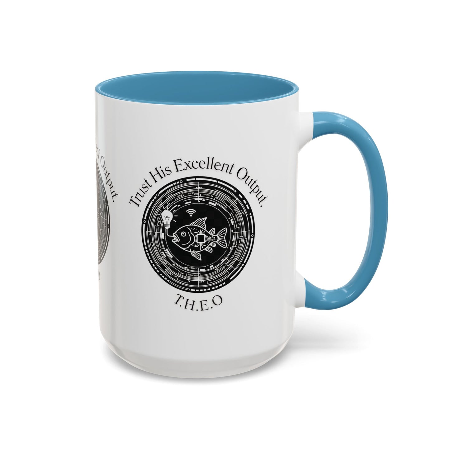 Personalized Spiritual Fish Accent Coffee Mug