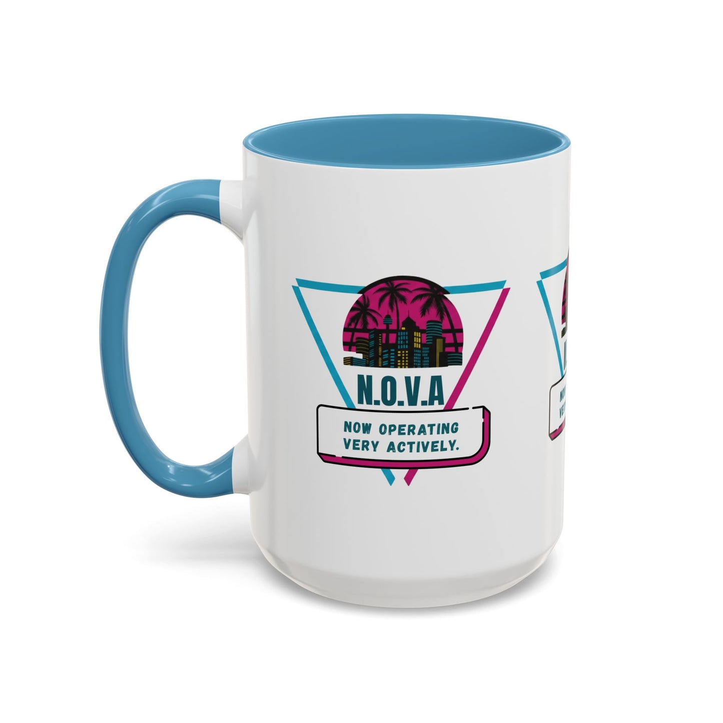 Personalized Building View Accent Coffee Mug