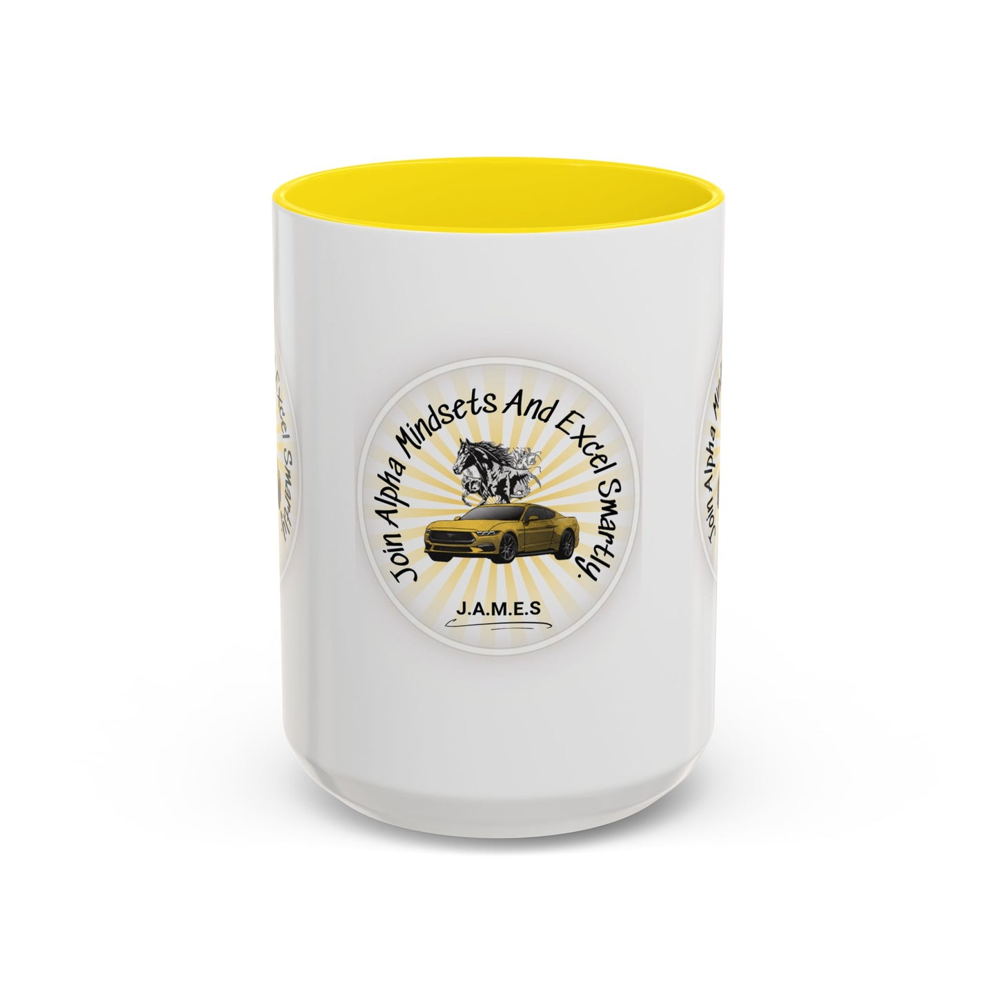 Personalized Car with Horse Accent Coffee Mug