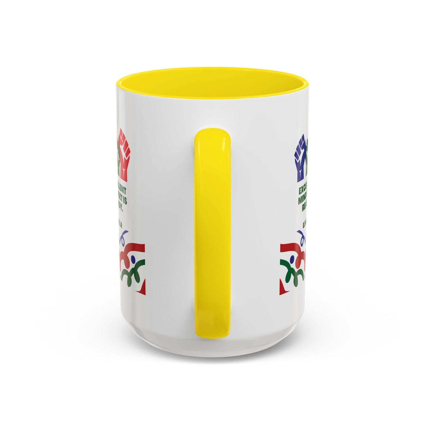 Personalized Initial Victory Accent Coffee Mug